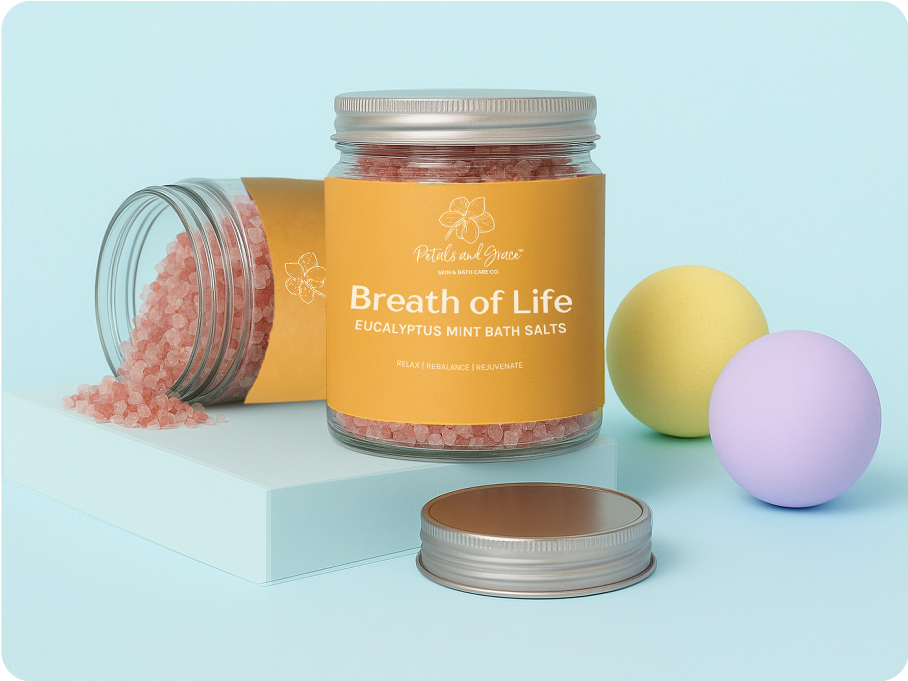 The Benefits of Soaking in Bath Salts: Epsom Salt and Pink Himalayan Salt