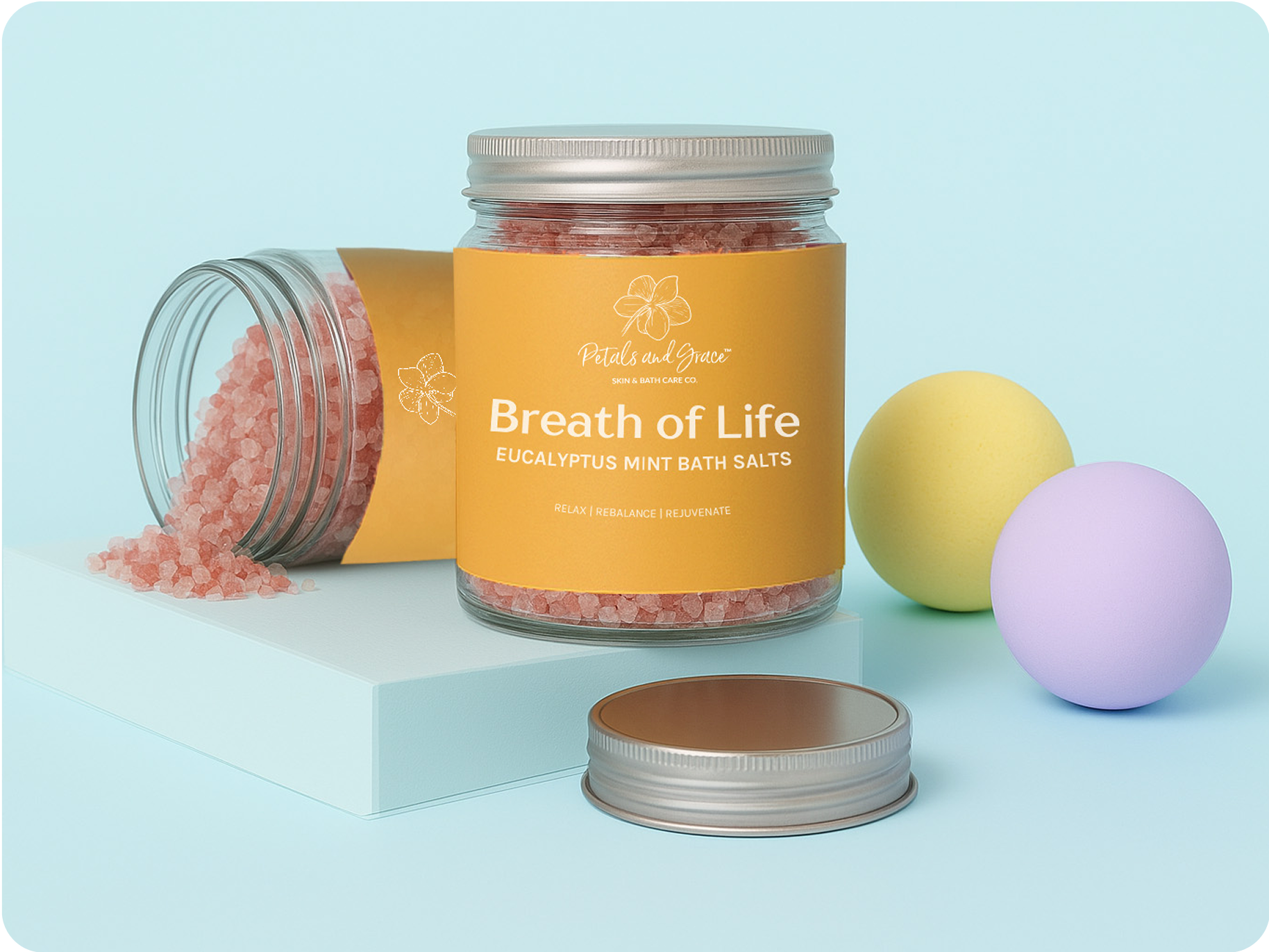 The Benefits of Soaking in Bath Salts: Epsom Salt and Pink Himalayan Salt