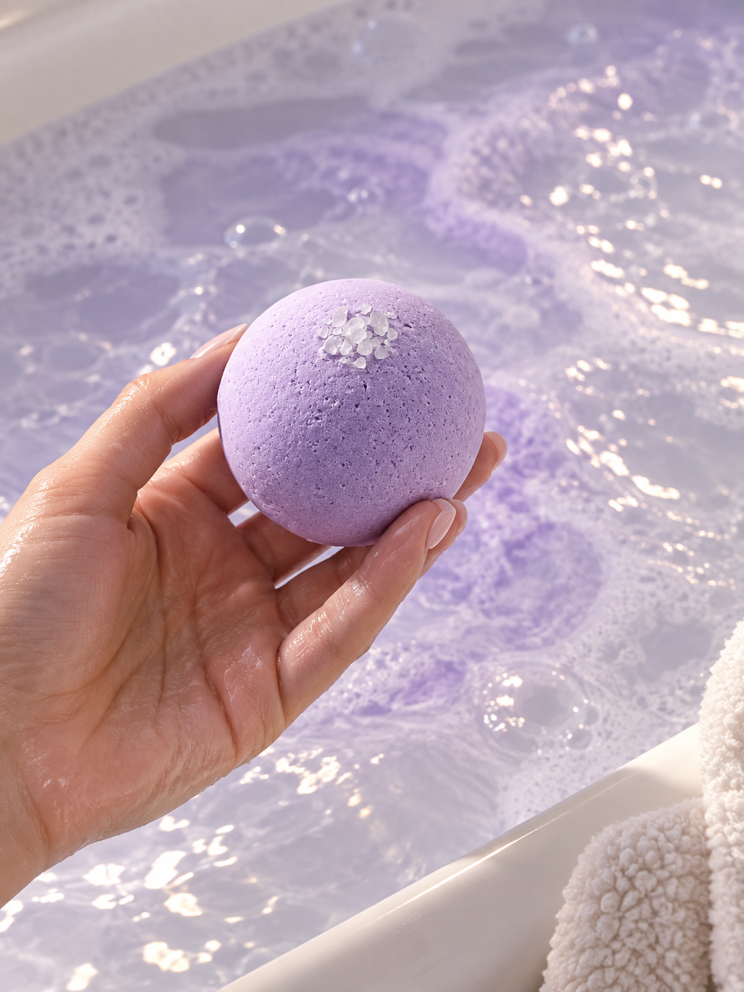Casting Cares - Lavender Bath Bomb