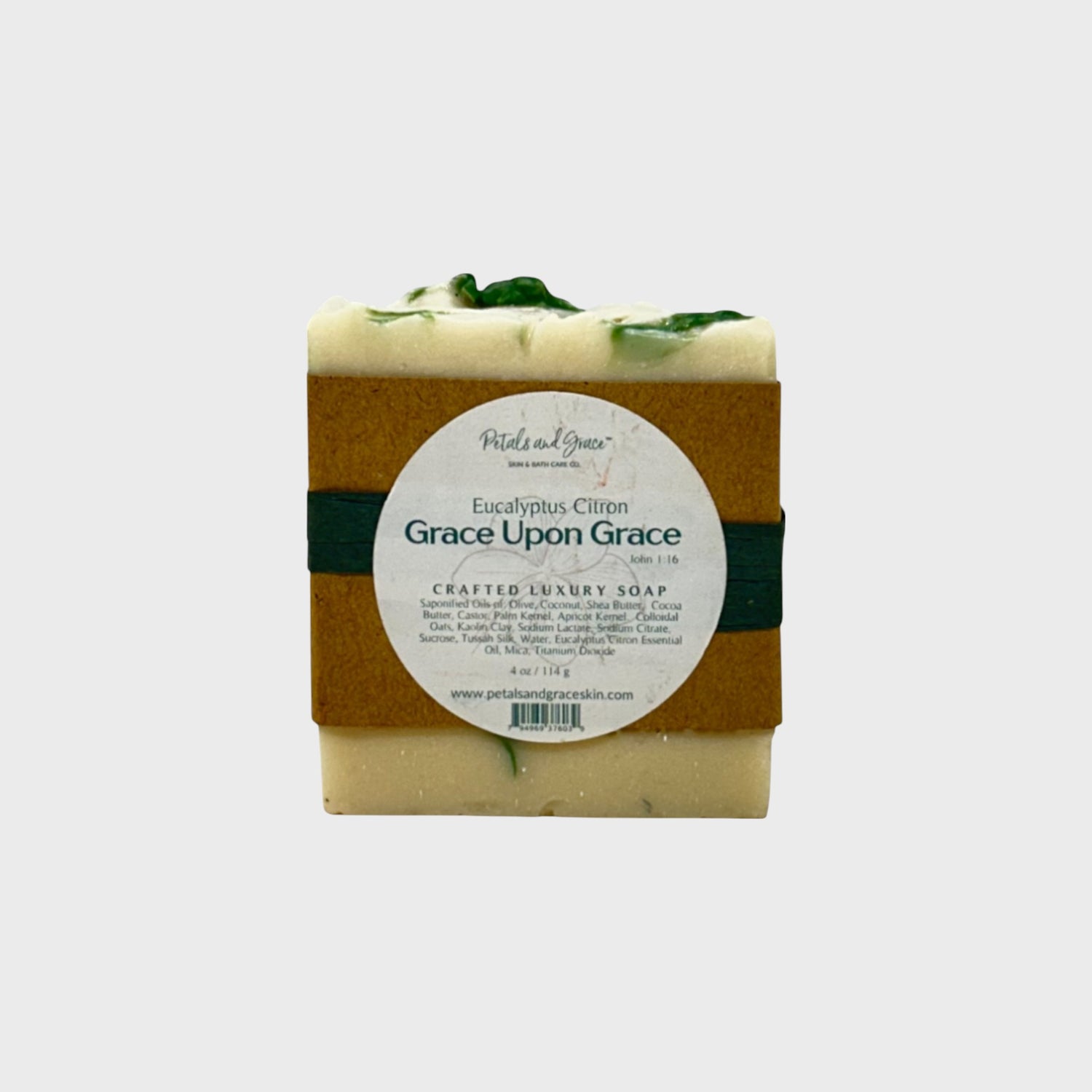 Grace Upon Grace - Eucalyptus Citron Handcrafted Natural Soap