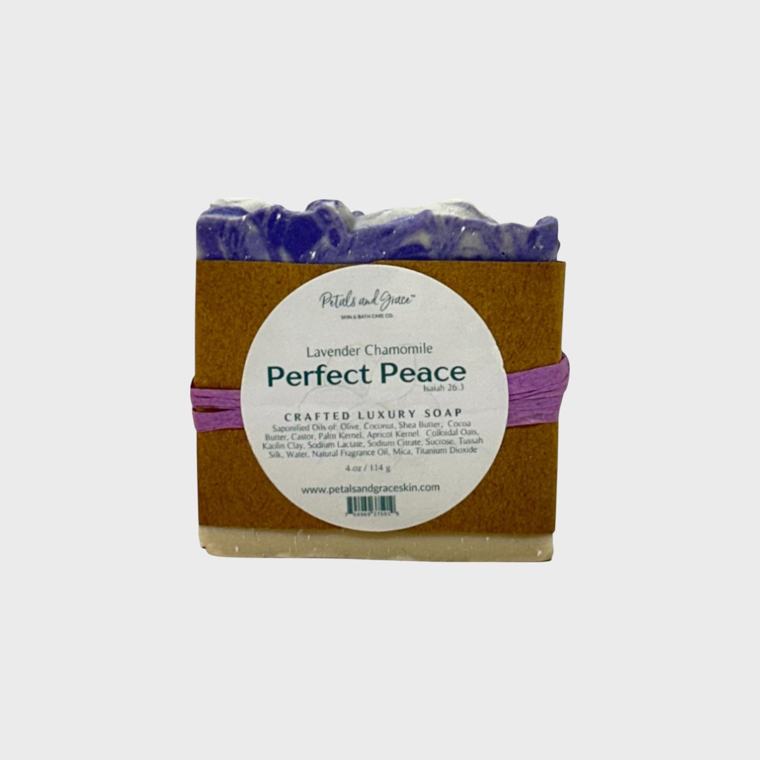 Perfect Peace – Lavender & Chamomile Handcrafted Natural Soap