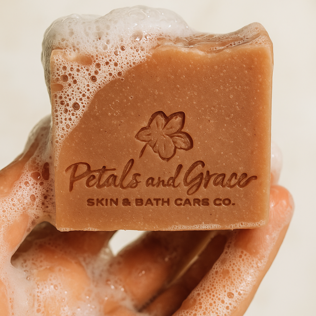Rose of Sharon - Geranium & Bergamot Handcrafted Natural Soap