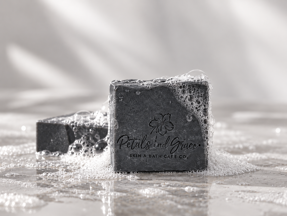 Fresh Renewal - Charcoal, Peppermint, Lavender, Tea Tree Handcrafted Natural Soap
